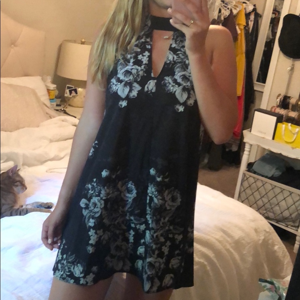 Black LF floral dress